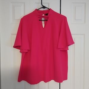 Lane Bryant short sleeve blouse